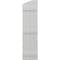 Ekena Millwork Americraft 4-Board (3 Batten) Wood Joined Board-n-Batten Shutters w/Ellipt Top, ARW401BE414X77STH, PR ARW401BE414X77STH - alternate 2